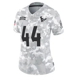 Houston Texans Women's Limited Arctic Camo 2024 Salute to Service Jersey (44 British Brooks)