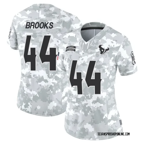 Houston Texans Women's Limited Arctic Camo 2024 Salute to Service Jersey (44 British Brooks)