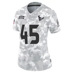Houston Texans Women's Limited Arctic Camo 2024 Salute to Service Jersey (45 E.J. Speed)