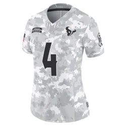 Houston Texans Women's Limited Arctic Camo 2024 Salute to Service Jersey (4 Kamari Lassiter)