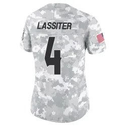 Houston Texans Women's Limited Arctic Camo 2024 Salute to Service Jersey (4 Kamari Lassiter)