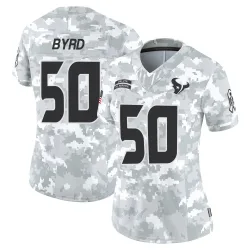 Houston Texans Women's Limited Arctic Camo 2024 Salute to Service Jersey (50 Solomon Byrd)
