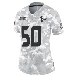 Houston Texans Women's Limited Arctic Camo 2024 Salute to Service Jersey (50 Solomon Byrd)