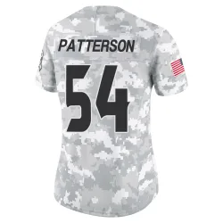Houston Texans Women's Limited Arctic Camo 2024 Salute to Service Jersey (54 Jarrett Patterson)