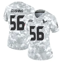 Houston Texans Women's Limited Arctic Camo 2024 Salute to Service Jersey (56 Brian Cushing)