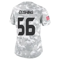 Houston Texans Women's Limited Arctic Camo 2024 Salute to Service Jersey (56 Brian Cushing)