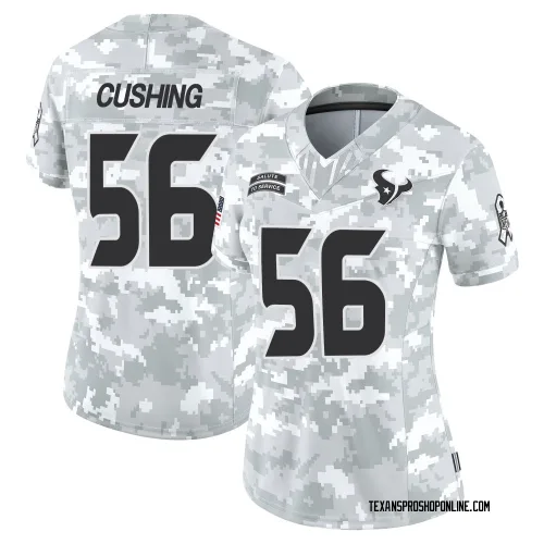 Houston Texans Women's Limited Arctic Camo 2024 Salute to Service Jersey (56 Brian Cushing)