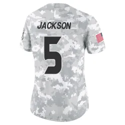 Houston Texans Women's Limited Arctic Camo 2024 Salute to Service Jersey (5 Kearis Jackson)