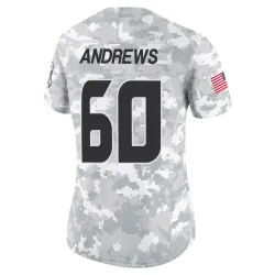 Houston Texans Women's Limited Arctic Camo 2024 Salute to Service Jersey (60 Jake Andrews)