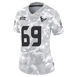 Houston Texans Women's Limited Arctic Camo 2024 Salute to Service Jersey (69 Ed Ingram)
