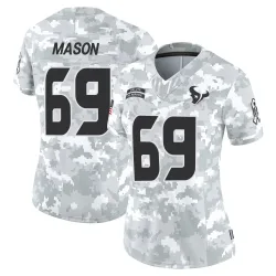 Houston Texans Women's Limited Arctic Camo 2024 Salute to Service Jersey (69 Shaq Mason)