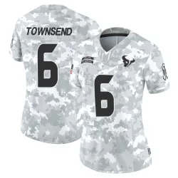 Houston Texans Women's Limited Arctic Camo 2024 Salute to Service Jersey (6 Tommy Townsend)