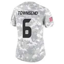 Houston Texans Women's Limited Arctic Camo 2024 Salute to Service Jersey (6 Tommy Townsend)