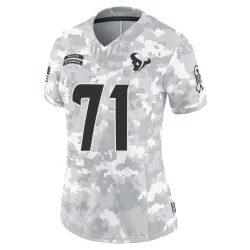 Houston Texans Women's Limited Arctic Camo 2024 Salute to Service Jersey (71 Tytus Howard)