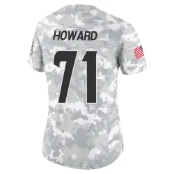 Houston Texans Women's Limited Arctic Camo 2024 Salute to Service Jersey (71 Tytus Howard)