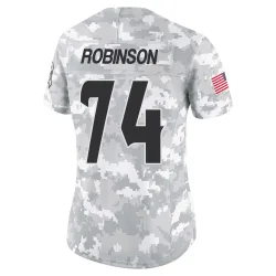 Houston Texans Women's Limited Arctic Camo 2024 Salute to Service Jersey (74 Cam Robinson)