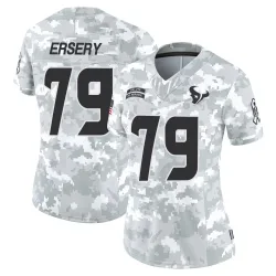 Houston Texans Women's Limited Arctic Camo 2024 Salute to Service Jersey (79 Aireontae Ersery)