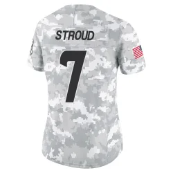 Houston Texans Women's Limited Arctic Camo 2024 Salute to Service Jersey (7 C.J. Stroud)