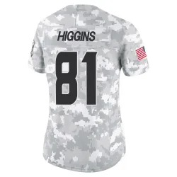 Houston Texans Women's Limited Arctic Camo 2024 Salute to Service Jersey (81 Jayden Higgins)
