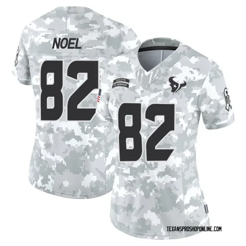 Houston Texans Women's Limited Arctic Camo 2024 Salute to Service Jersey (82 Jaylin Noel)