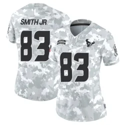 Houston Texans Women's Limited Arctic Camo 2024 Salute to Service Jersey (83 Irv Smith Jr.)