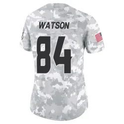 Houston Texans Women's Limited Arctic Camo 2024 Salute to Service Jersey (84 Justin Watson)