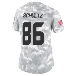 Houston Texans Women's Limited Arctic Camo 2024 Salute to Service Jersey (86 Dalton Schultz)