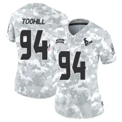 Houston Texans Women's Limited Arctic Camo 2024 Salute to Service Jersey (94 Casey Toohill)