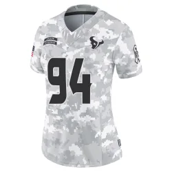 Houston Texans Women's Limited Arctic Camo 2024 Salute to Service Jersey (94 Casey Toohill)