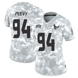 Houston Texans Women's Limited Arctic Camo 2024 Salute to Service Jersey (94 Jayden Peevy)