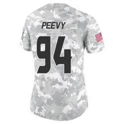 Houston Texans Women's Limited Arctic Camo 2024 Salute to Service Jersey (94 Jayden Peevy)