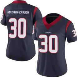Houston Texans Women's Limited Navy Blue DeAndre -Carson Team Color Vapor Untouchable Jersey (30 DeAndre Houston-Carson)