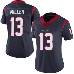 Houston Texans Women's Limited Navy Blue Team Color Vapor Untouchable Jersey (13 Braxton Miller)