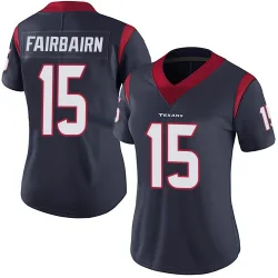 Houston Texans Women's Limited Navy Blue Team Color Vapor Untouchable Jersey (15 Ka'imi Fairbairn)