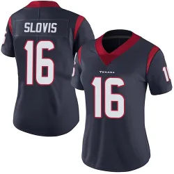 Houston Texans Women's Limited Navy Blue Team Color Vapor Untouchable Jersey (16 Kedon Slovis)