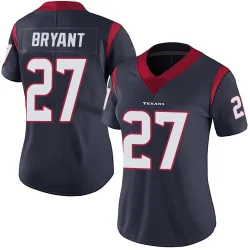 Houston Texans Women's Limited Navy Blue Team Color Vapor Untouchable Jersey (27 Myles Bryant)