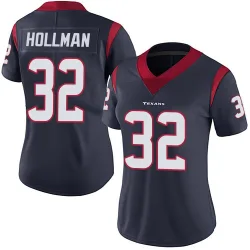 Houston Texans Women's Limited Navy Blue Team Color Vapor Untouchable Jersey (32 Ka'dar Hollman)