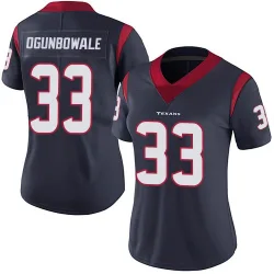 Houston Texans Women's Limited Navy Blue Team Color Vapor Untouchable Jersey (33 Dare Ogunbowale)