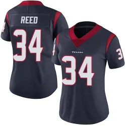 Houston Texans Women's Limited Navy Blue Team Color Vapor Untouchable Jersey (34 Jaylen Reed)