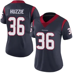Houston Texans Women's Limited Navy Blue Team Color Vapor Untouchable Jersey (36 Alijah Huzzie)