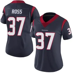 Houston Texans Women's Limited Navy Blue Team Color Vapor Untouchable Jersey (37 D'Angelo Ross)