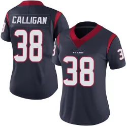 Houston Texans Women's Limited Navy Blue Team Color Vapor Untouchable Jersey (38 Keydrain Calligan)