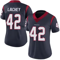 Houston Texans Women's Limited Navy Blue Team Color Vapor Untouchable Jersey (42 Luke Lachey)