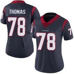 Houston Texans Women's Limited Navy Blue Team Color Vapor Untouchable Jersey (78 Zach Thomas)