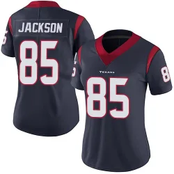 Houston Texans Women's Limited Navy Blue Team Color Vapor Untouchable Jersey (85 Daniel Jackson)