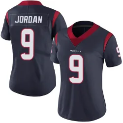 Houston Texans Women's Limited Navy Blue Team Color Vapor Untouchable Jersey (9 Brevin Jordan)