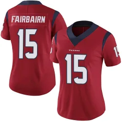 Houston Texans Women's Limited Red Alternate Vapor Untouchable Jersey (15 Ka'imi Fairbairn)
