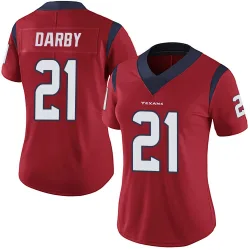 Houston Texans Women's Limited Red Alternate Vapor Untouchable Jersey (21 Ronald Darby)
