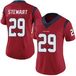 Houston Texans Women's Limited Red Alternate Vapor Untouchable Jersey (29 M.J. Stewart)