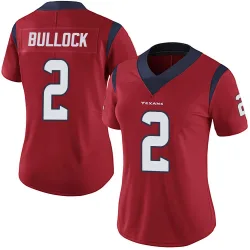 Houston Texans Women's Limited Red Alternate Vapor Untouchable Jersey (2 Calen Bullock)
